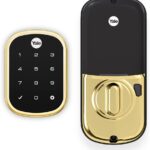 Assure Key Free SL Deadbolt Touch Screen (Polished Brass)